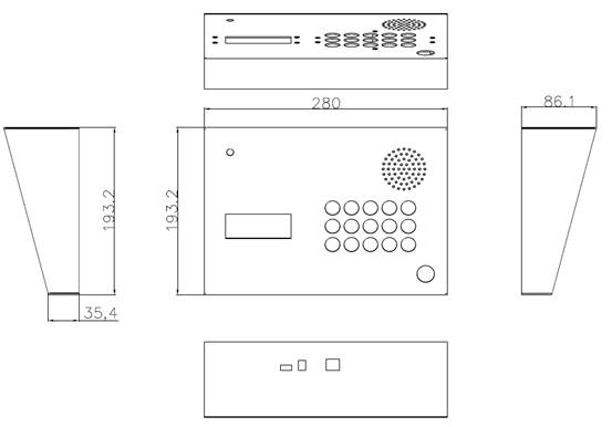 desktop intercom telephone design