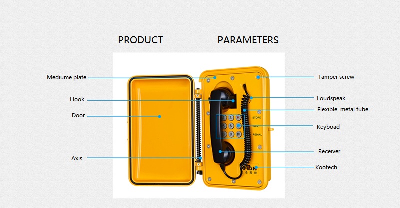Téléphone résistant aux intempéries
