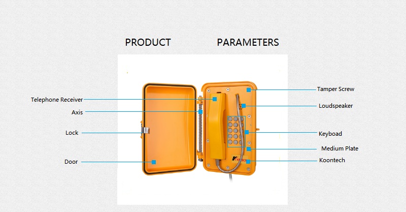 Teléfono resistente a la intemperie