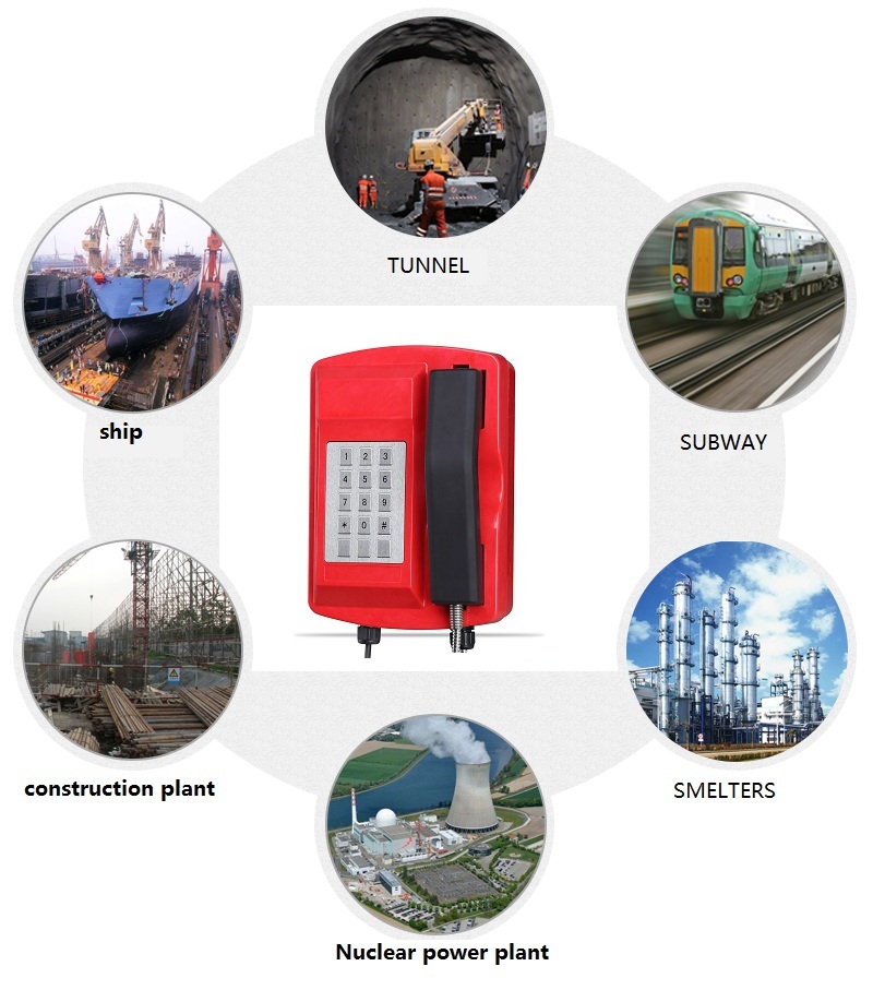 Teléfono a prueba de humedad 