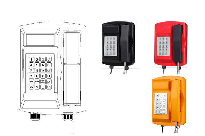 Teléfono a prueba de humedad 