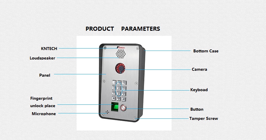 Fingerprint Access Control Video Intercom