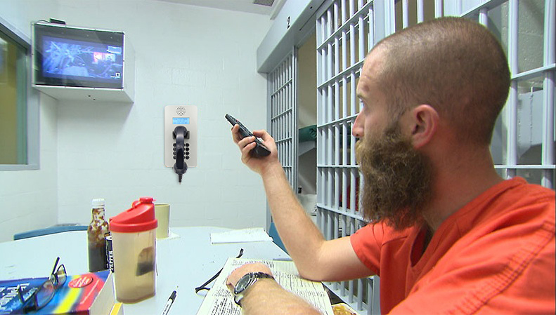 inmate phone calls in the prison
