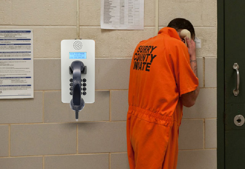 inmate phone calls when it is using