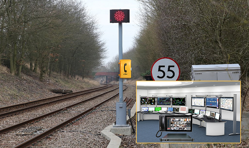 operator workstation use in the railway telephone system