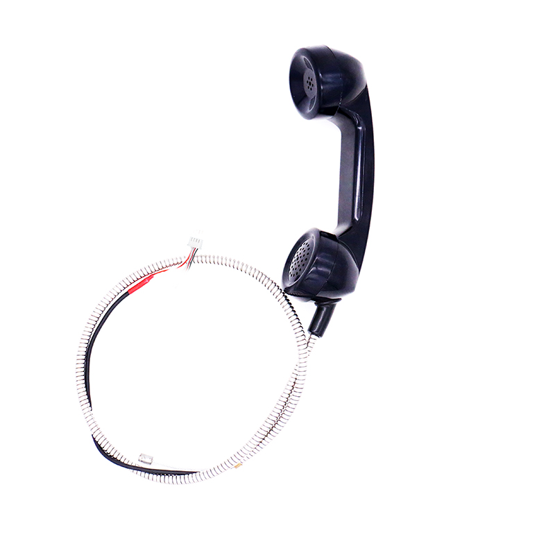 the telephone handset side view