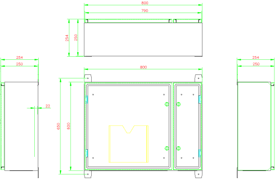 Waterproof box-ip65&large&telephone