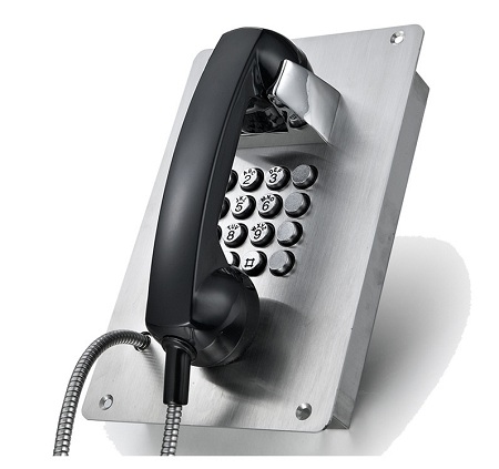 stainless steel telephone no display