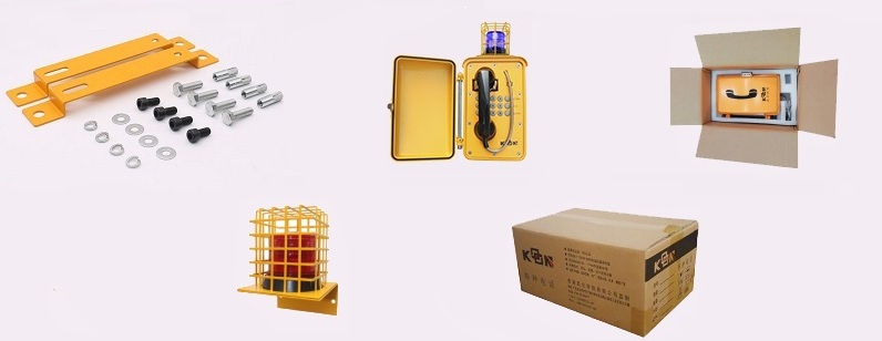 outdoor emergency phone packing
