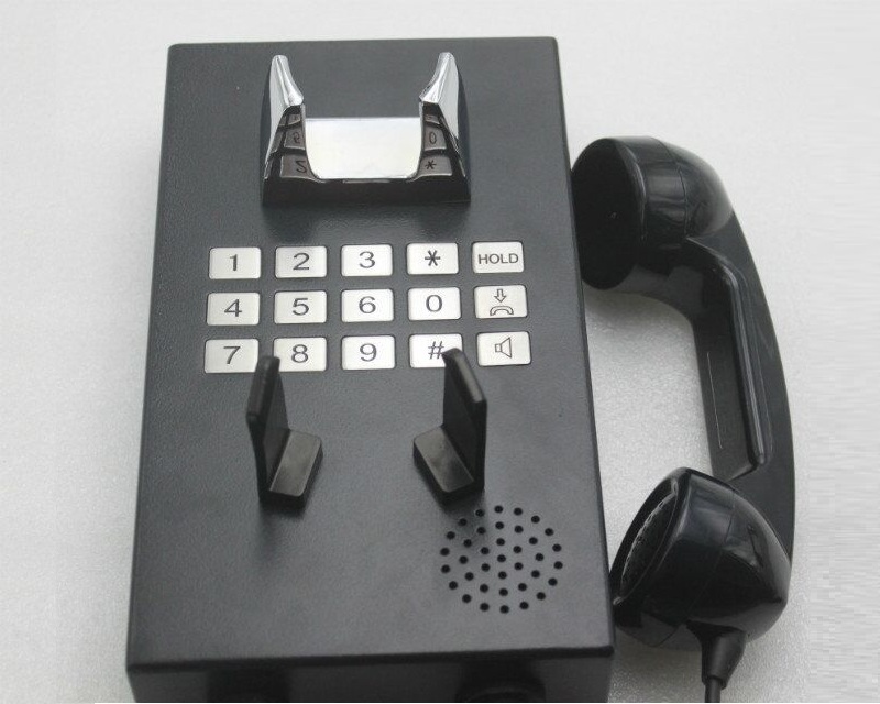 New Armored Prison Inmate Phone w/ 10" Handset For Hospital Airport Hotel Jail 