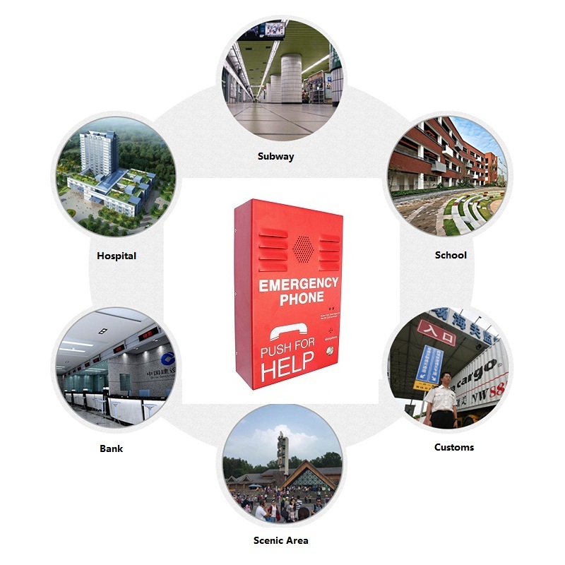 Emergency pool phoneweatherproof KNTECH