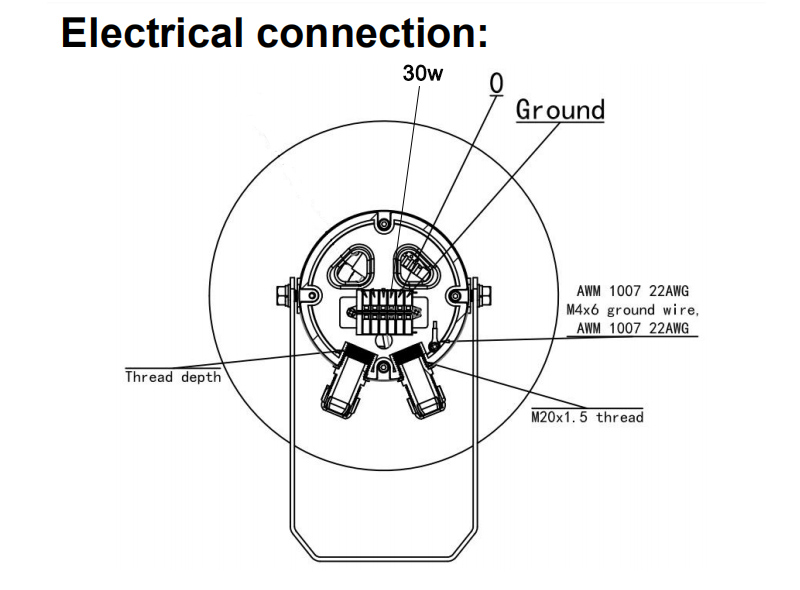 explosion proof horn 30w