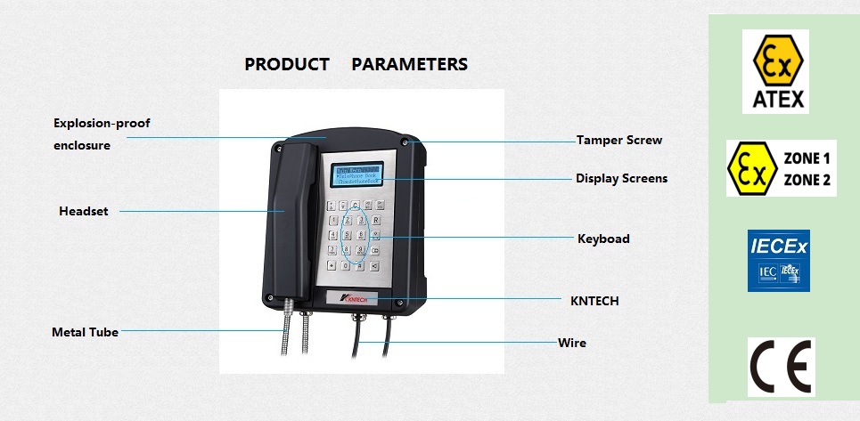 intrinsically safe telephone