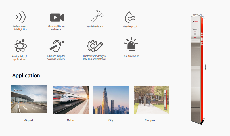 kntech emergency phone tower view