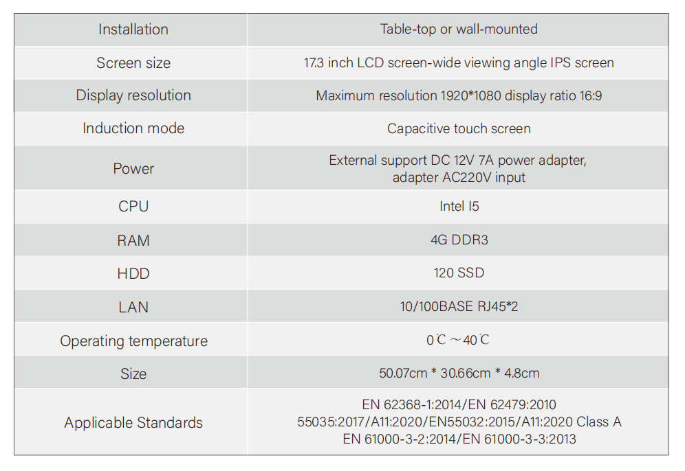 operator console specification kntech
