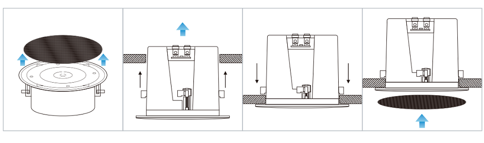 pa ceiling speaker sip design