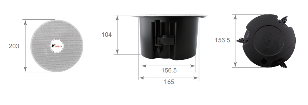pa ceiling speaker sip size