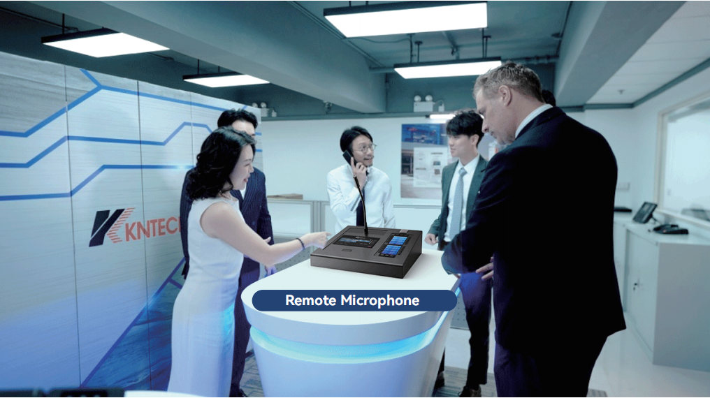 remote microphone application view