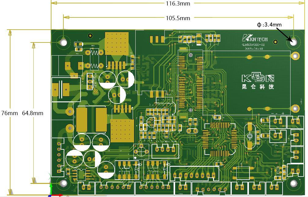 Carte de circuit imprimé GSM KN520