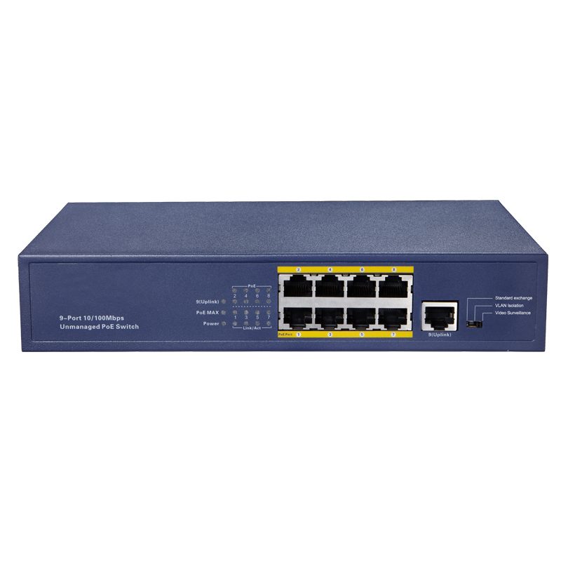 KNPB Series 8 ports PoE Switch | KNTECH